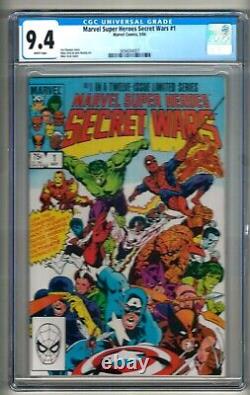 Marvel Super Heroes Secret Wars #1 (1984) CGC 9.4 White Pages Shooter Zeck