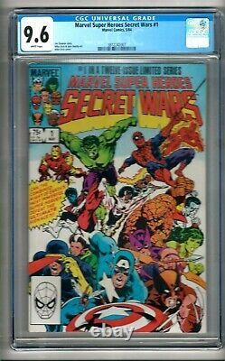 Marvel Super Heroes Secret Wars #1 (1984) CGC 9.6 White Pages Shooter Zeck