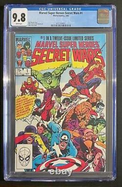 Marvel Super-Heroes Secret Wars #1 CGC 9.8 White Pages 1984 Comics 8