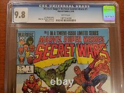 Marvel Super Heroes Secret Wars #1, CGC 9.8 White Pages. Marvel Comics