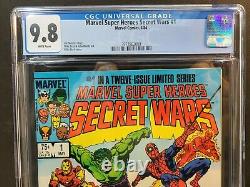 Marvel Super Heroes Secret Wars #1 Cgc 9.8 1984 White Pages Zeck Beatty Shooter