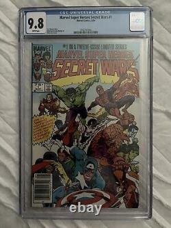 Marvel Super Heroes Secret Wars #1 Cgc 9.8 White Pages 1984 Newsstand