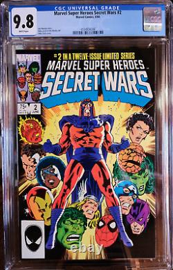 Marvel Super Heroes Secret Wars 2 Cgc 9.8 White Pages