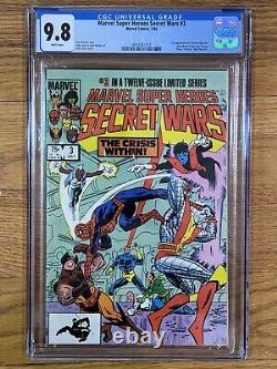 Marvel Super Heroes Secret Wars #3 CGC 9.8 White Pages 1984