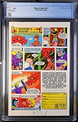 Marvel Tales #137 CGC 9.4 white pages 1st amazing fantast homeage