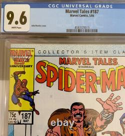 Marvel Tales #187 CGC 9.6 White pages Kraven