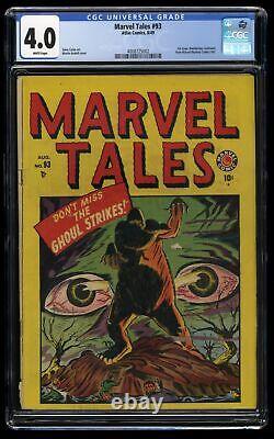 Marvel Tales (1949) #93 CGC VG 4.0 White Pages Marvel Mystery Comics! Marvel