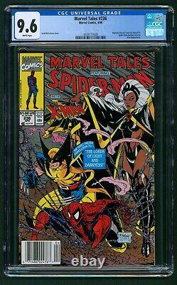 Marvel Tales #236 CGC 9.6 White NEWSSTAND Todd Mcfarlane Cover! Spider-man X-men