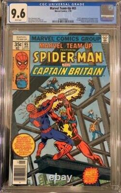Marvel Team-up 65 Cgc 9.6 White Pages First Captain Britain (us), First Arcade