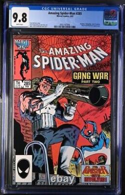 Marvel The Amazing Spider-man #285 Cgc 9.8 Nm/m White 2/87 Punisher Hobgoblin