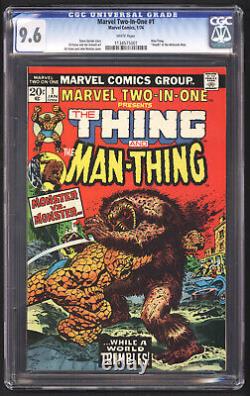 Marvel Two-in-One #1 CGC 9.6 White Pages Man-Thing appearance