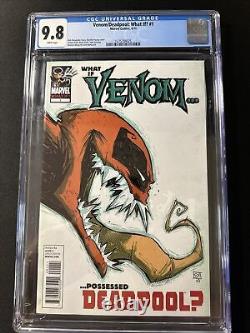Marvel What If Venom Possessed Deadpool #1 CGC 9.8 Skottie Young 1st Print White