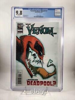 Marvel What If Venom Possessed Deadpool #1 CGC 9.8 White Pgs Skottie Young