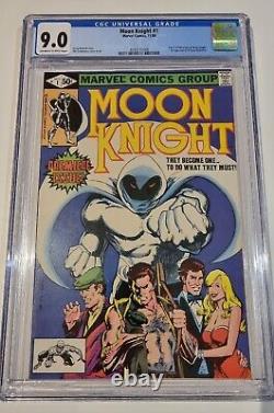 Moon Knight #1 CGC 9.0 Marvel White Pages 1980 Original