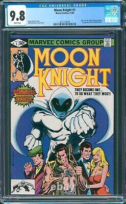 Moon Knight #1, Marvel (1980), CGC 9.8 (NM/M) White Pages! Premiere Issue