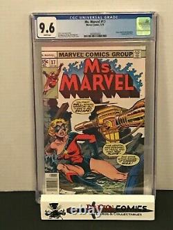 Ms. Marvel # 17 CGC 9.6 White Pages 1st Mystique Cameo Claremont Marvel