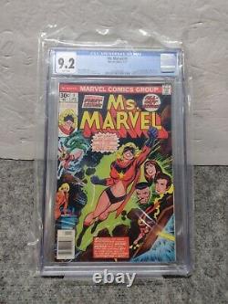 Ms Marvel # 1 1977 CGC 9.2 NEAR MINT- White Pages First Appearance of Ms Marvel