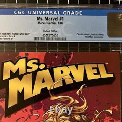 Ms. Marvel #1 (2006) Marvel CGC 9.6 White Michael Turner Variant