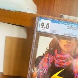 Ms. Marvel #1 (2014) White Pages Kamala Khan Becomes New Ms. Marvel CGC 9.0 NM