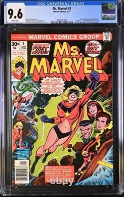 Ms Marvel #1 Cgc 9.6 1st Carol Danvers As Ms Marvel John Romita White Pages