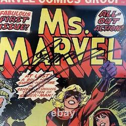 Ms Marvel #1 Cgc Ss 6.5 Fn+ Newsstand White Pages 1st App Key Gerry Conway Sig