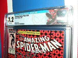 NEW LABEL! Amazing Spider-Man #300 CGC 9.2 White pages 1st Venom 1 Carnage af15