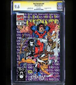 NEW MUTANTS #100 CGC 9.6 SS 1st X-FORCE Rob Liefeld Marvel 1991 WHITE NM Signed