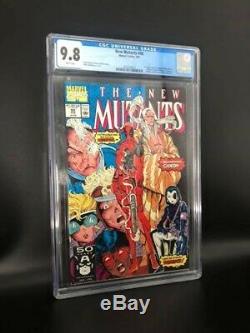 NEW MUTANTS 98 CGC 9.8 1st Appearance of DEADPOOL WHITE PAGES