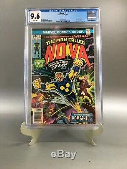 NOVA #1 CGC 9.6 (NM+) White Pages Marvel 1976 1st Nova Richard Rider New Case