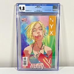 NYX #1 CGC 9.8 White Pages 1st App Kiden Nixon & Middleton from Marvel Comics
