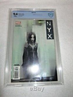 NYX #3 CGC 9.4 NM X-23 1st appearance white pages Marvel comics