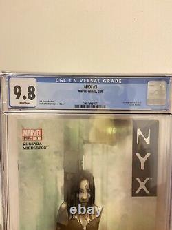 NYX 3 CGC 9.8 NM/MT White Pages 1st appearance X-23 Laura Kinney 2004