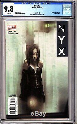 NYX 3 CGC 9.8 White 1st Appearance of X-23 Laura Kinney