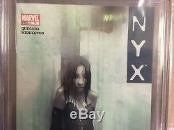 NYX 3 CGC GRADED 9.8 1st APP X-23 LAURA KINNEY MARVEL COMICS 2004 WHITE PAGES