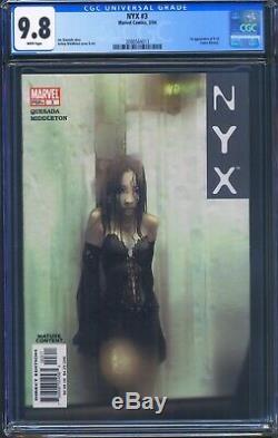NYX 3 (Marvel) CGC 9.8 White Pages 1st appearance of X-23 (Laura Kinney)