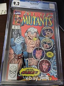 New Mutants 87 CGC 9.2 White Pgs 1st Appearance Cable Marvel Comics 1990 Liefeld