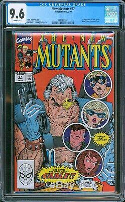 New Mutants 87. CGC 9.6. White Pages