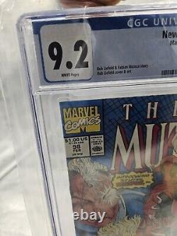 New Mutants #98 CGC 9.2 White Pages 1st Appearance of Deadpool Marvel Comic Key