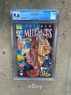 New Mutants 98 CGC 9.6 FIRST APP DEADPOOL! White pages