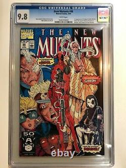 New Mutants #98 CGC 9.8 First DEADPOOL (WHITE PAGES) (1991) First Print