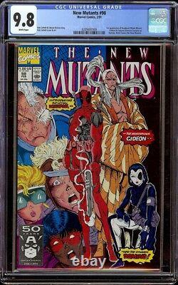 New Mutants # 98 CGC 9.8 White (Marvel 1991) 1st appearance Wade Wilson Deadpool