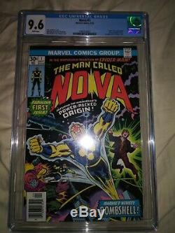 Nova #1 CGC 9.6 NM+ White Pages 1st App & Origin Of Nova Marvel Comic Key
