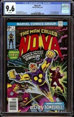 Nova # 1 CGC 9.6 White (Marvel, 1976) Origin and 1st appearance of Nova