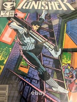 PUNISHER #1 (1987 Marvel) CGC 9.4 RARE NEWSSTAND White Pages