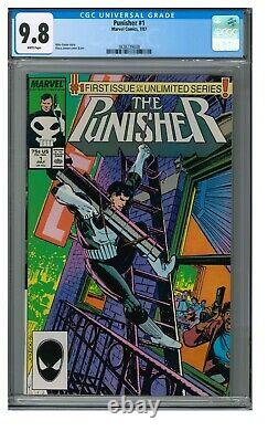 Punisher #1 (1987) Key 1st Issue CGC 9.8 White Pages FF491