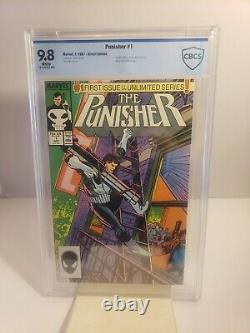 Punisher #1 CBCS 9.8 1987 Marvel Comic White Pages not cgc