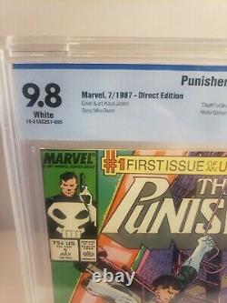 Punisher #1 CBCS 9.8 1987 Marvel Comic White Pages not cgc