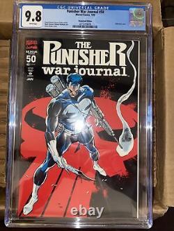 Punisher War Journal #50 (1993) Marvel CGC 9.8 White Newsstand Edition