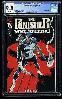 Punisher War Journal #50 CGC NM/M 9.8 White Pages