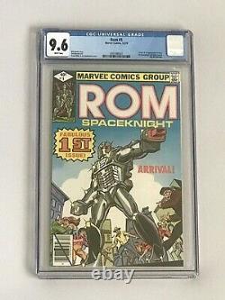 Rom Spaceknight #1 CGC 9.6 White Pages 1st Appearance/Origin Marvel Frank Miller